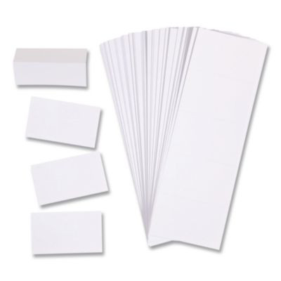 Data Card Replacement, 3 X 1.75, White, 500/Pack