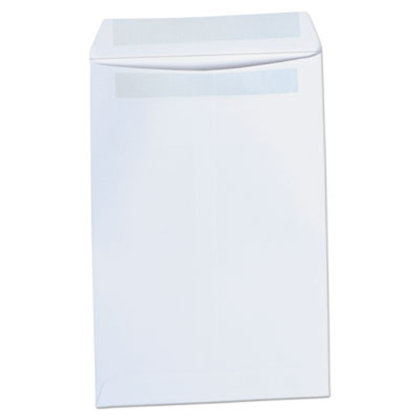 Self-Stick Open End Catalog Envelope, #1, Square Flap, Self-Adhesive Closure, 6 x 9, White, 100/Box