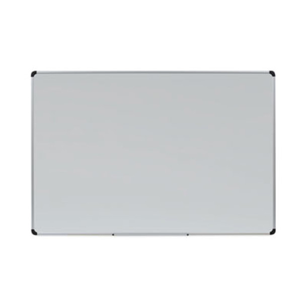 Magnetic Steel Dry Erase Marker Board, 72" x 48", White Surface, Satin Aluminum Frame