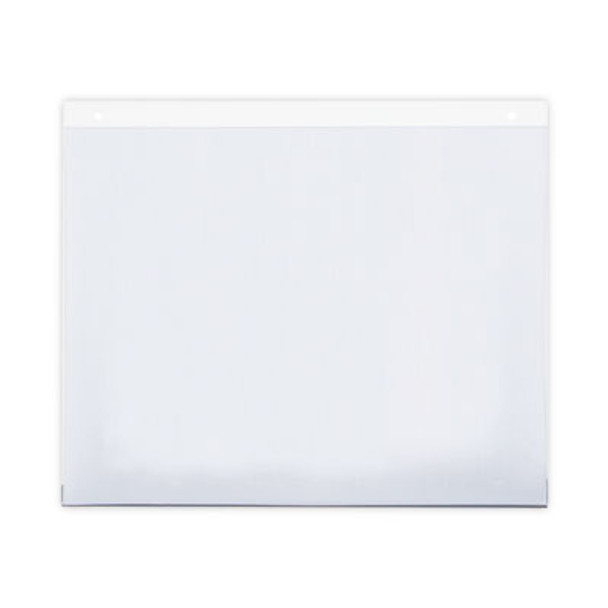 Wall Mount Sign Holder, 11 x 8.5, Horizontal, Clear, 2/Pack
