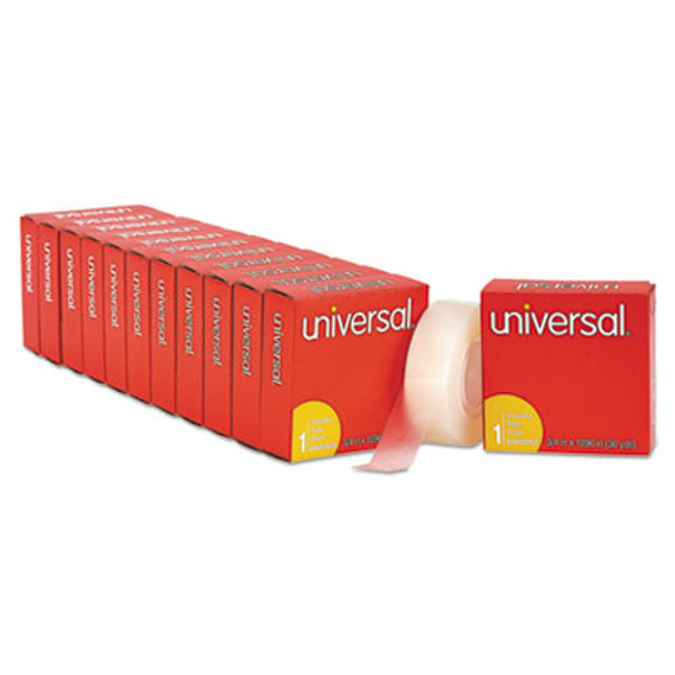 Invisible Tape, 1" Core, 0.75" X 36 Yds, Clear, 12/Pack