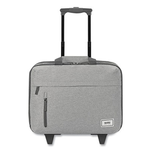 Re:Start Underseat Rolling Case, 15.6", 16 x 6 x 14, Light Gray