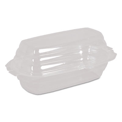 Comet Dessertware Containers/Lids, Banana Split, 4 x 8 x 3.12, Clear, Plastic, 500/Carton