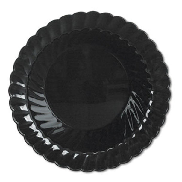 Classicware Plastic Bowls, 10 Oz, Black, 180/Carton
