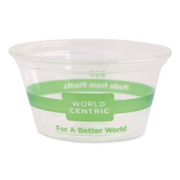 Pla Clear Portion Cups, Souffle, 2 Oz, Plastic, Clear, 2,000/Carton