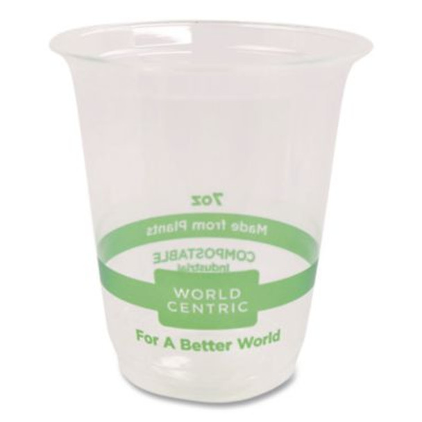 Pla Clear Cold Cups, 7 Oz, Plastic, Clear, 2,000/Carton