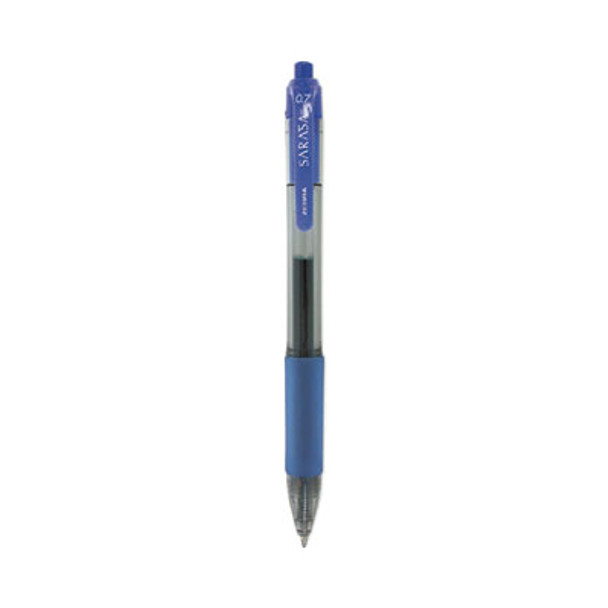 Sarasa Dry Gel X20 Gel Pen, Retractable, Medium 0.7 Mm, Blue Ink, Clear/Blue Barrel, 36/Pack