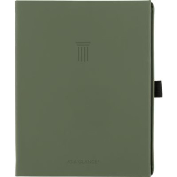 Foundation Undated Weekly/Monthly Planner, 8.5" x 6.75", Green Cover, 12-Month: Undated