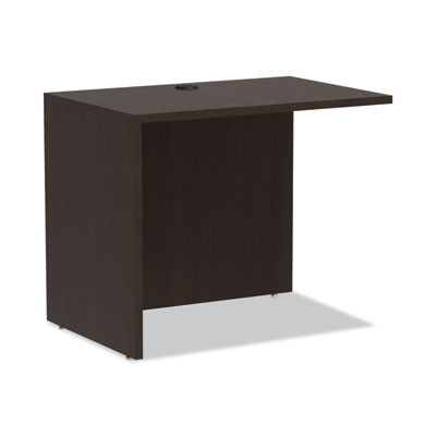 Alera Valencia Series Reversible Return/Bridge Shell, 35w x 23.63d x 29.5h, Espresso