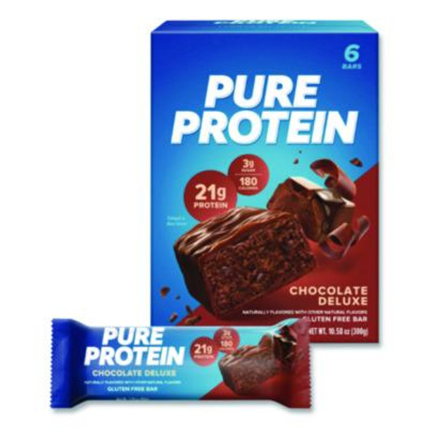 Pure Protein Bar, Chocolate Deluxe, 1.76 Oz Bar, 6/Box