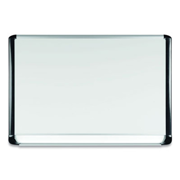 Gold Ultra Magnetic Dry Erase Boards, 72" x 48", White Surface, Black/Satin Aluminum Frame