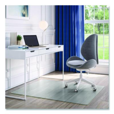 Oceanmat Hard Floor Chair Mat For Hard Floors, Rectangular, Straight Edges, 36" x 48", Clear
