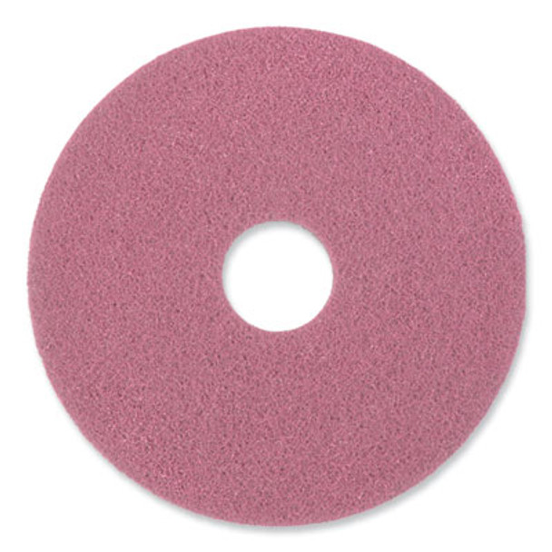 Twister Floor Pad, 20" Diameter, Pink, 2/Carton