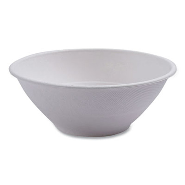 Vanguard Renewable And Compostable Sugarcane Bowls, 32 Oz, White, 400/Carton