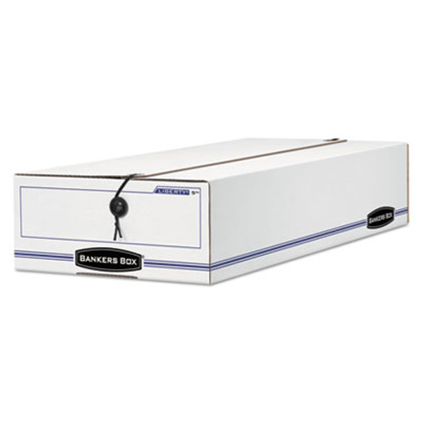 Liberty Check And Form Boxes, 9.25" X 15" X 4.25", White/Blue, 12/Carton