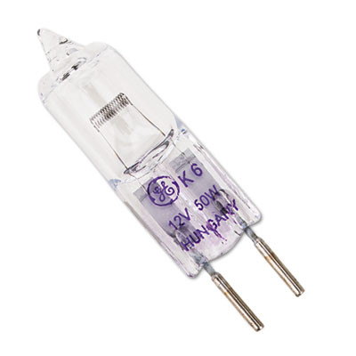 Halogen Bi-Pin T3 Light Bulb, 50 W, Clear