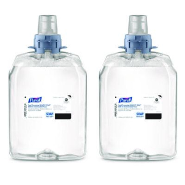 Food Processing Healthy Soap Bak E2 Antimicrobial Foam Refill, For Fmx-20 Dispensers, Fragrance-Free, 2,000 Ml, 2/Carton