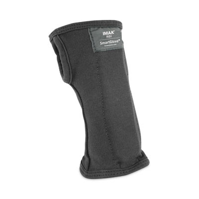 Smartglove Flexible Wrist Support Splint, Small, Fits Hands Up To 3.25" Wide, Black
