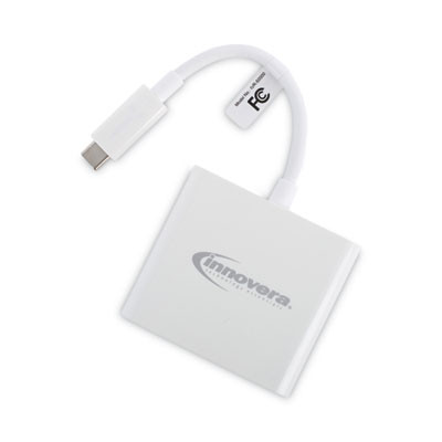 Usb Type-C Hdmi Multiport Adapter, Hdmi/Usb-C/Usb 3.0, 0.65 Ft, White