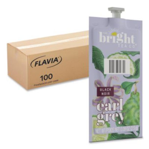The Bright Tea Co. Earl Grey Black Tea Freshpack, 100/Carton