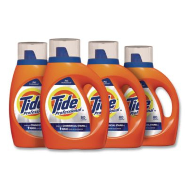 Commercial He Liquid Laundry Detergent, 105 Oz Pour Bottle, 4/Carton