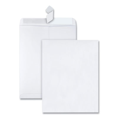 Redi-Strip Catalog Envelope, #13 1/2, Cheese Blade Flap, Redi-Strip Adhesive Closure, 10 x 13, White, 100/Box