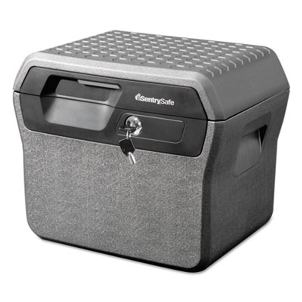 Waterproof Fire-Resistant File, 0.66 Cu Ft,16.63w X 13.88d X 14.13h, Charcoal Gray