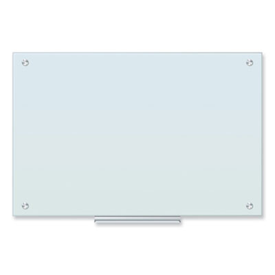 Glass Dry Erase Board, 36" x 24" (Actual Size: 35" x 23"), White Surface
