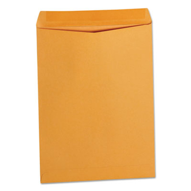 Catalog Envelope, 28 Lb Bond Weight Kraft, #10 1/2, Square Flap, Gummed Closure, 9 x 12, Brown Kraft, 250/Box