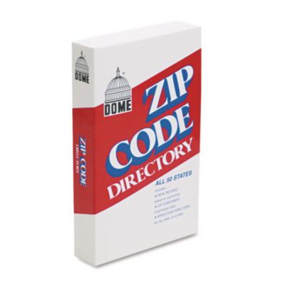 Zip Code Directory, Paperback, 750 Pages