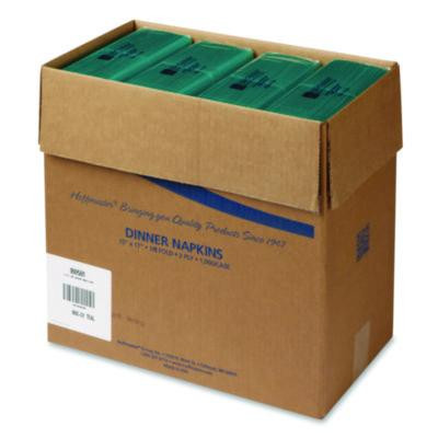 Dinner Napkins, 2-Ply, 15 x 17, Teal, 1,000/Carton