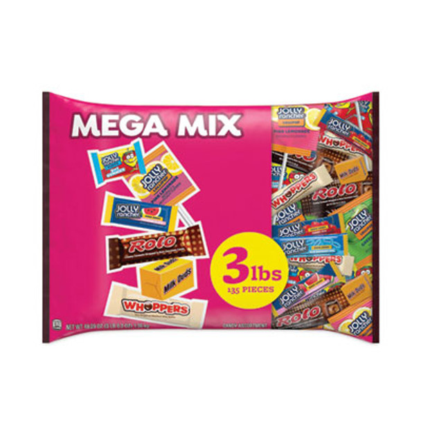 Mega Mix Chocolate And Sweets Assortment, 135 Individually Wrapped Chocolates/Candies