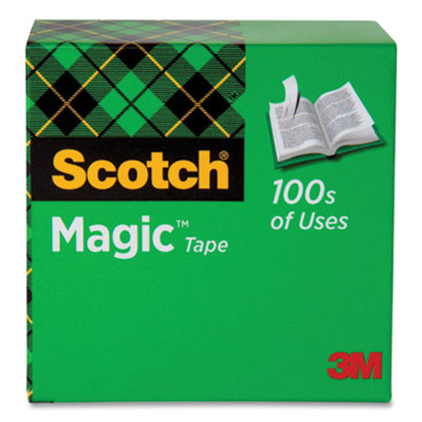 Magic Tape Refill, 1" Core, 0.75" X 25 Yds, Clear, 20/Pack