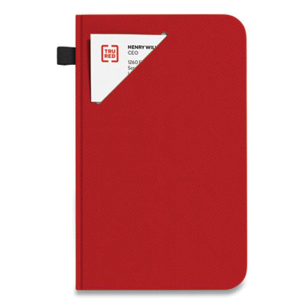 Medium Starter Journal, 1-Subject, Narrow Rule, Red Cover, (192) 8 x 5 Sheets