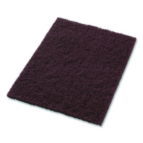Dominator Strip Pad, 14" x 20", Burgundy, 5/Carton