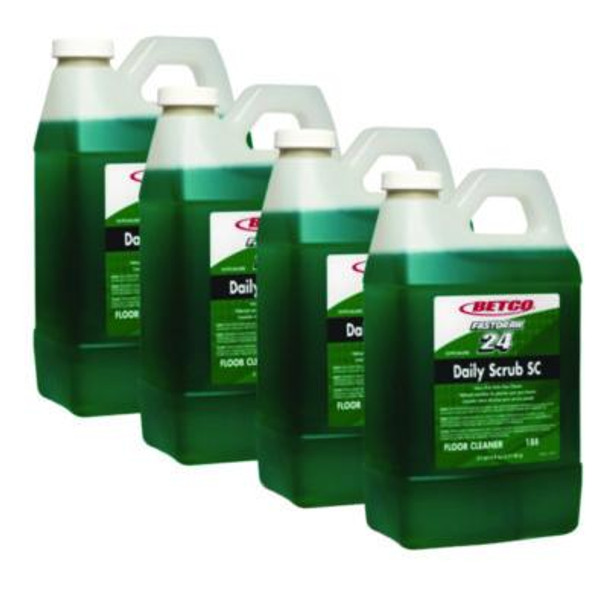 Daily Scrub Sc Fastdraw Floor Cleaner, Characteristic Scent, 2 L Bottle, 4/Carton