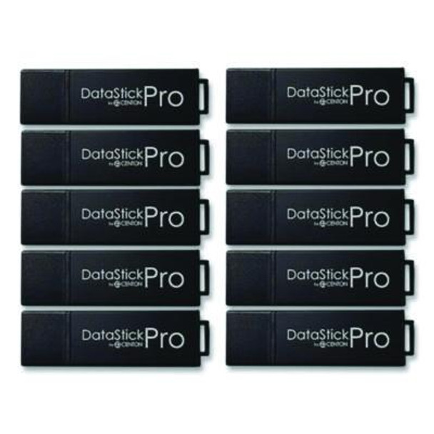 Datastick Pro Usb 3.2 Type A Flash Drive, 64 Gb, Black, 10/Pack