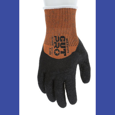 Cut Pro 92743Lt Gloves, 10" Long, Large, Black/Orange, 12 Pairs
