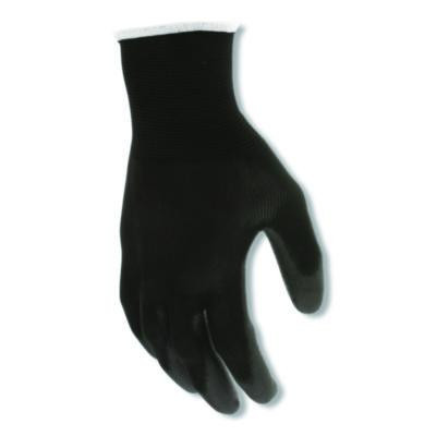 Work Gloves, 10" Long, Large, Black, 12 Pairs