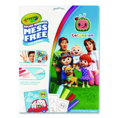 Cocomelon Color Wonder Kit, Includes Five Markers, Ages 3 And Up, 18 Pages