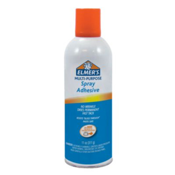 Multi-Purpose Spray Adhesive, 11 Oz, Dries Clear, 6/Carton
