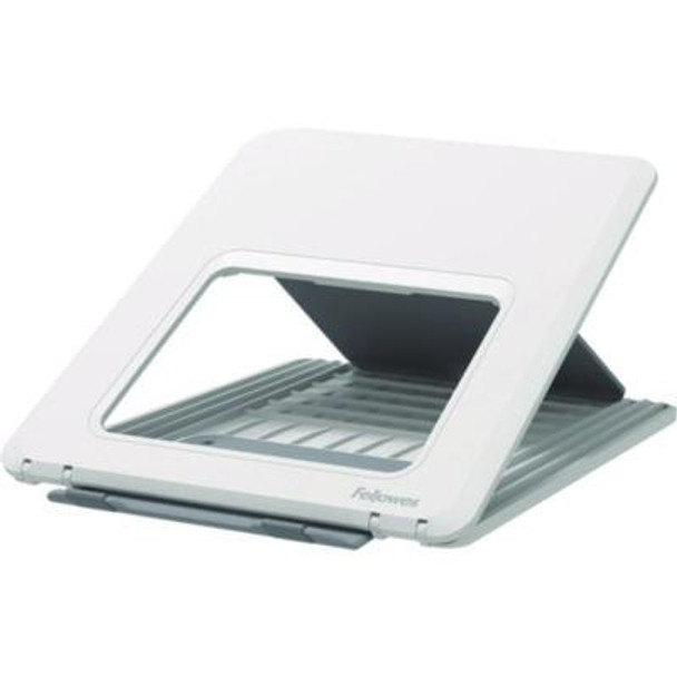 Breyta Laptop Stand, 9.25" x 10.55" x 0.55" - 8", White, Supports Up To 8.8 Lbs