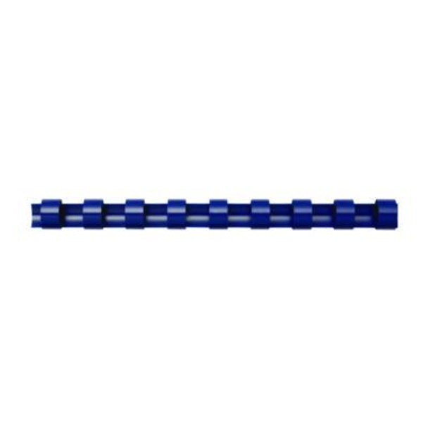 Plastic Comb Bindings For 11 x 8.5 Documents, 19 Rings, 0.75" (150-Sheet) Capacity, Navy Blue, 100/Pack