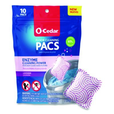 Cleaning Pacs, Lavender Scent, 10/Pack, 8 Packs/Carton