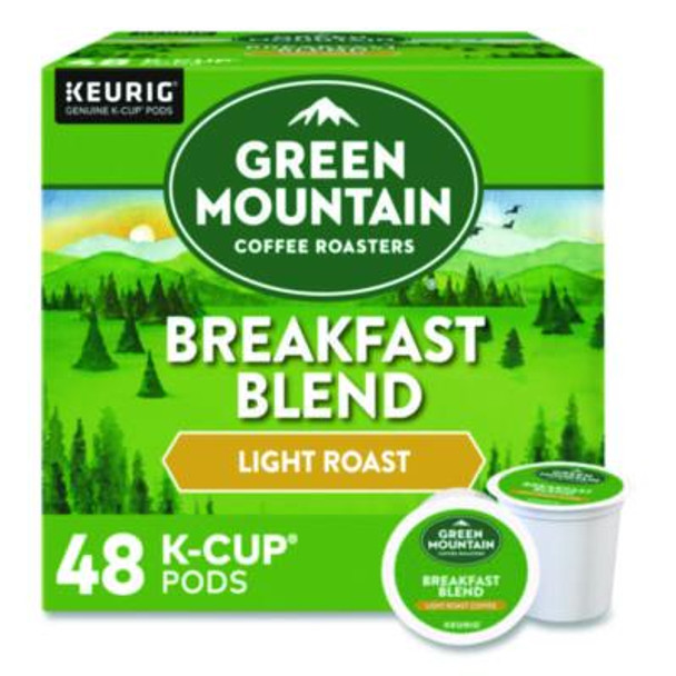 Breakfast Blend Coffee K-Cups, 0.31 Oz, 48/Box