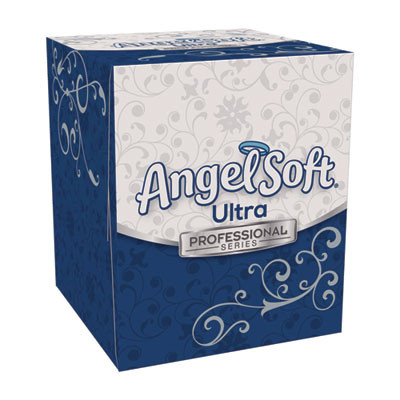 Ps Ultra Facial Tissue, 2-Ply, White, 96 Sheets/Box, 36 Boxes/Carton