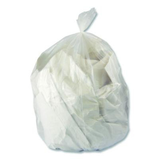 Linear Low-Density Can Liners, 16 Gal, 0.5 Mil, 24" x 32", Clear, 500/Carton