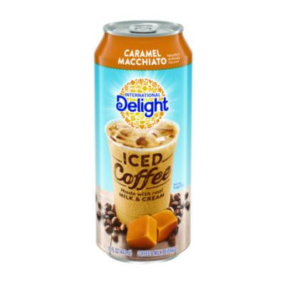 Iced Coffee, Caramel Macchiato, 15 Oz Can, 12/Carton