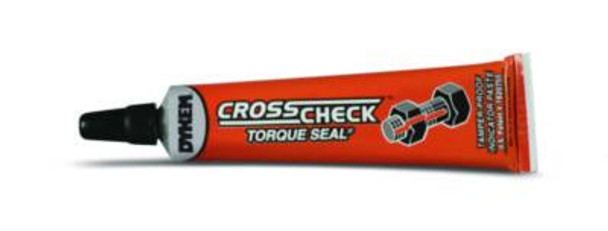 Cross Check Torque Seal Tamper-Proof Indicator Paste, 1 Oz Tube, Orange, 24/Carton