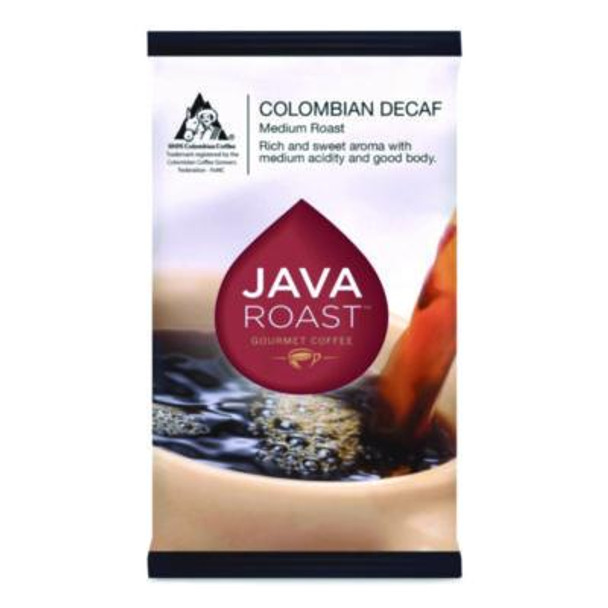 Ground Coffee, Columbian Decaf, 1.25 Oz Packet, 42/Carton